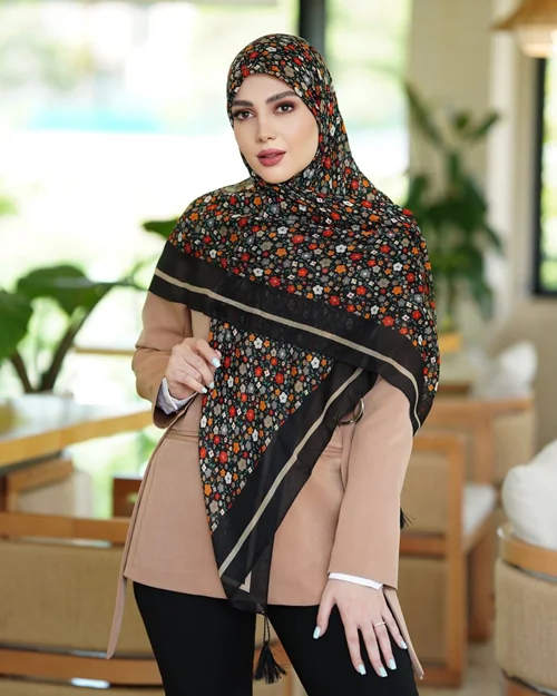 روسری نخی کد N-0713