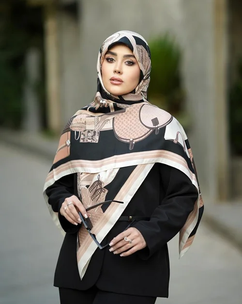 روسری نخی کد N-1038