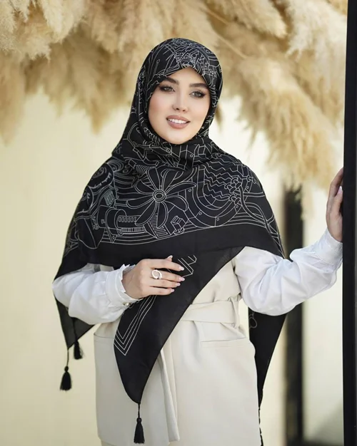 روسری نخی کد N-0994