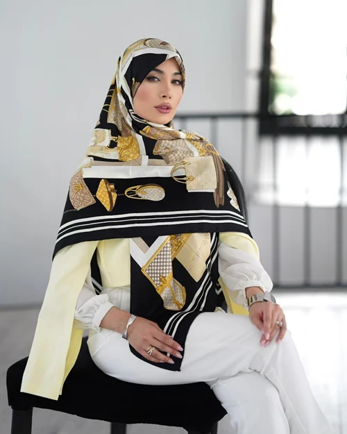 روسری مجلسی کد M-0822