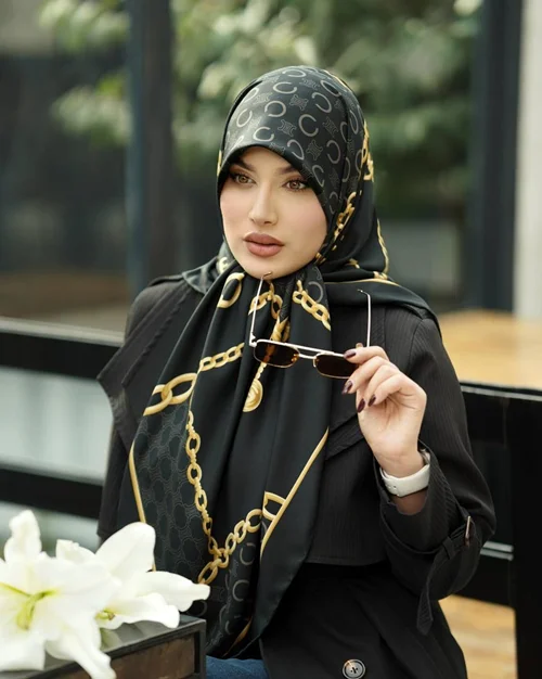 روسری مجلسی کد M-1084