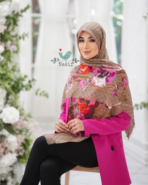 روسری نخی کد N-0308