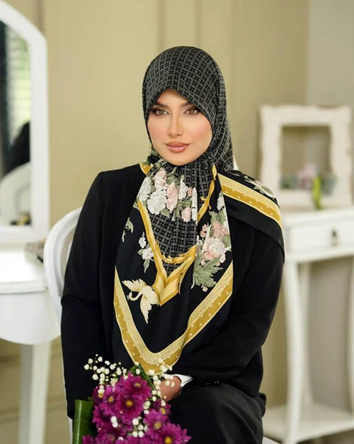 روسری مجلسی کد M-0775