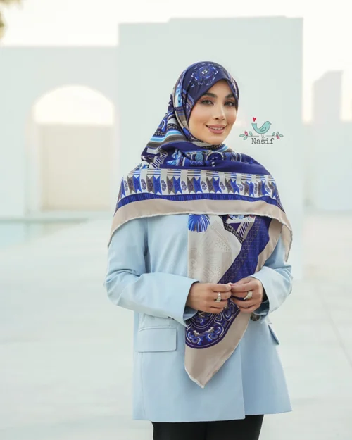 روسری نخی کد N-0457