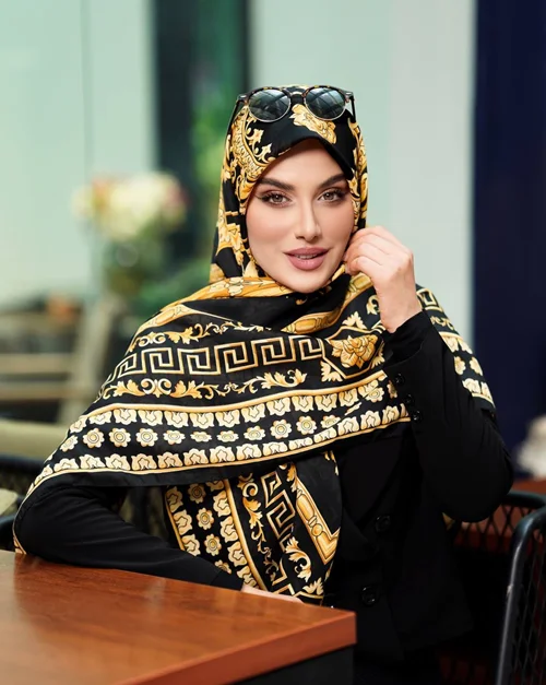 روسری نخی کد N-0761
