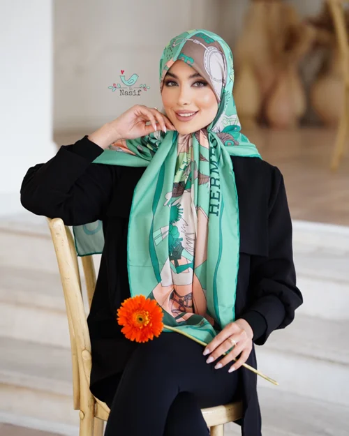 روسری نخی کد N-0694