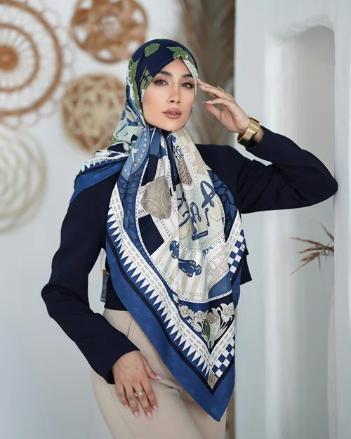 روسری مجلسی کد M-0994