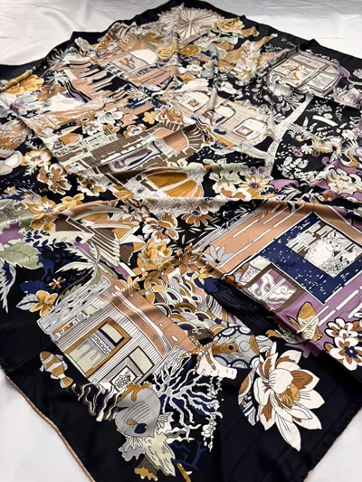 روسری مجلسی کد M-1138