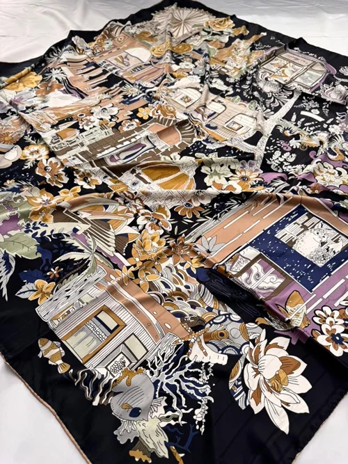 روسری مجلسی کد M-1138