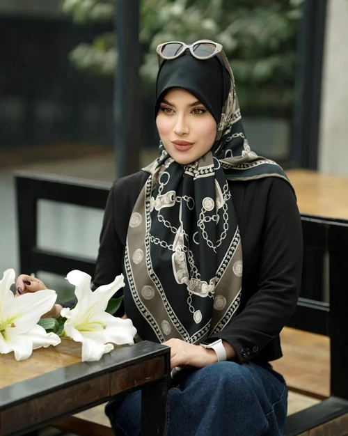 روسری مجلسی کد M-1119