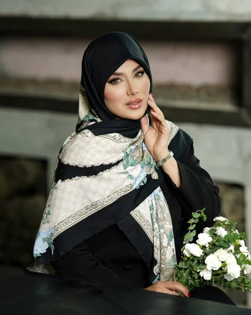 روسری نخی کد N-1075