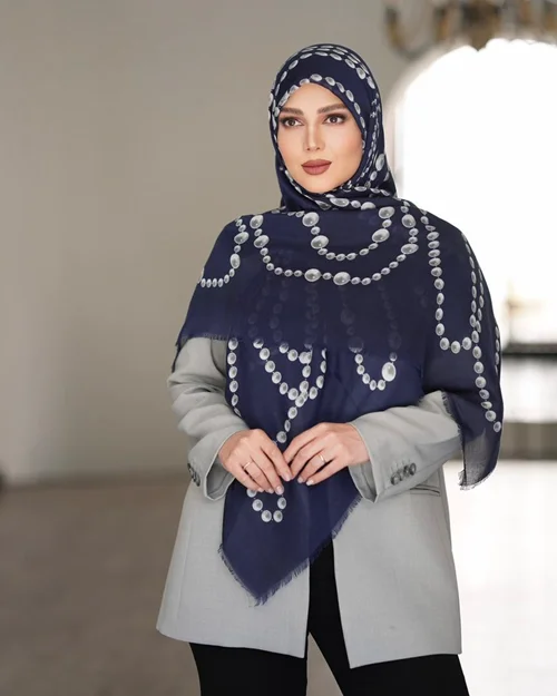 روسری نخی کد N-0971