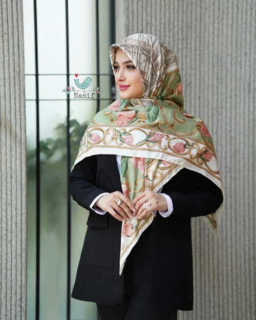روسری مجلسی کد M-0377