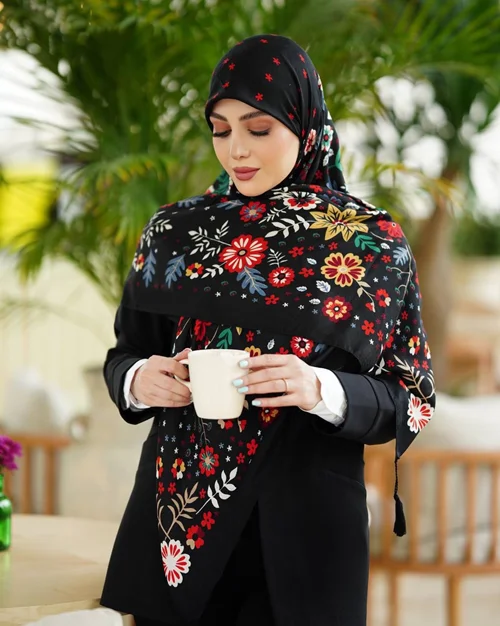 روسری نخی کد N-0706