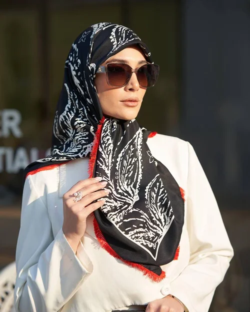 روسری مجلسی کد M-0958